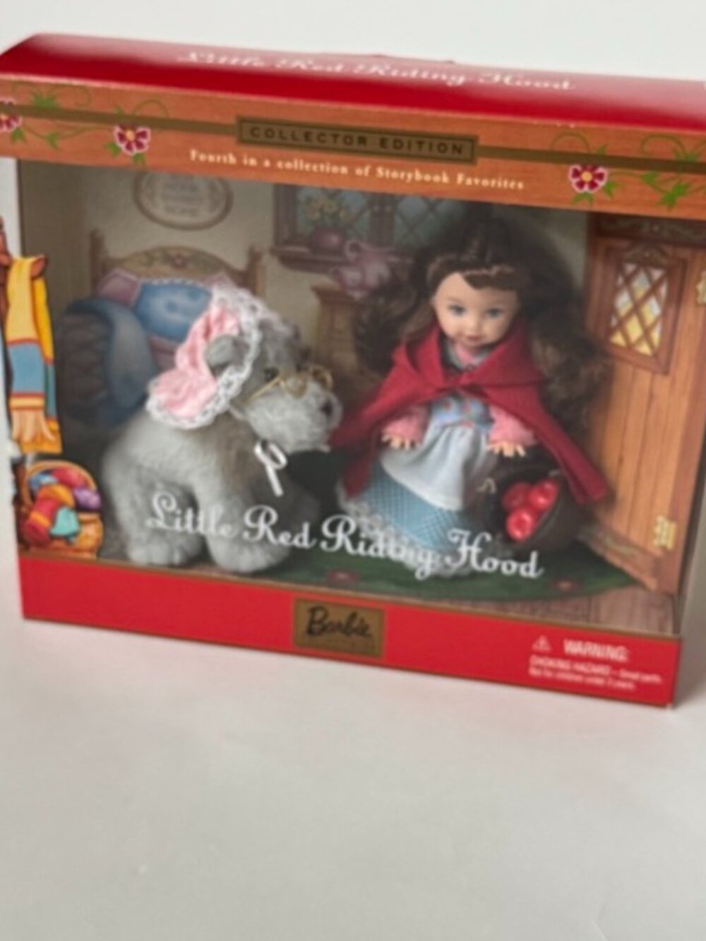 Kelly Little Red Riding Hood Barbie Storybook Favorites NEW Wolf Mattel in BOX